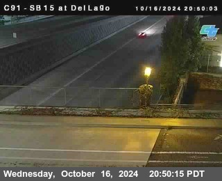 SB 15 at Del Lago bridge