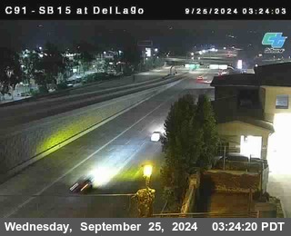 SB 15 at Del Lago bridge