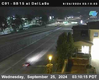 SB 15 at Del Lago bridge