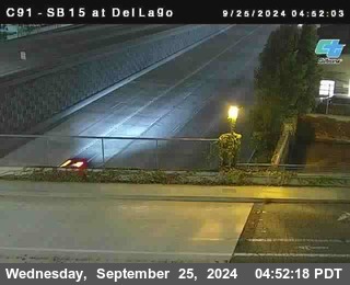 SB 15 at Del Lago bridge