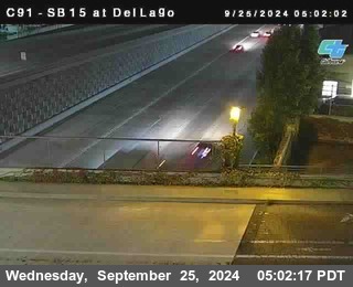 SB 15 at Del Lago bridge