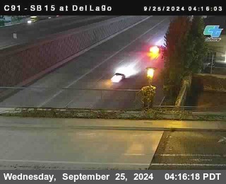 SB 15 at Del Lago bridge