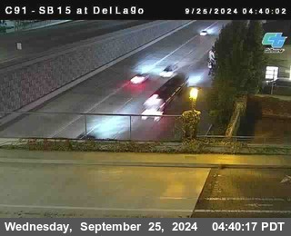 SB 15 at Del Lago bridge