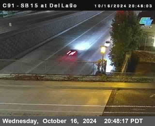 SB 15 at Del Lago bridge