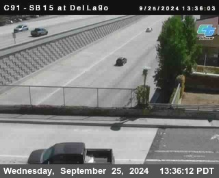 SB 15 at Del Lago bridge