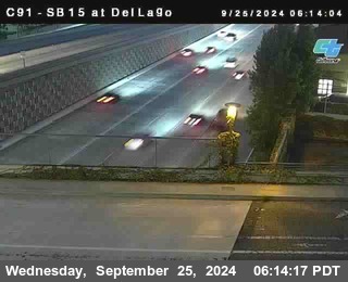 SB 15 at Del Lago bridge