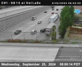 SB 15 at Del Lago bridge