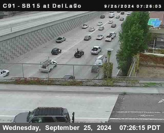 SB 15 at Del Lago bridge