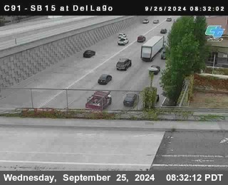 SB 15 at Del Lago bridge