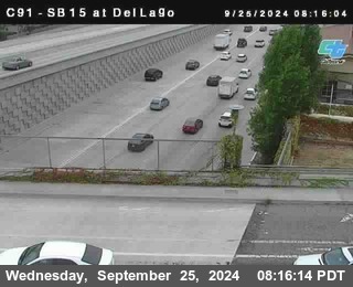 SB 15 at Del Lago bridge