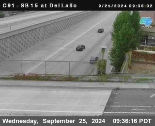 SB 15 at Del Lago bridge