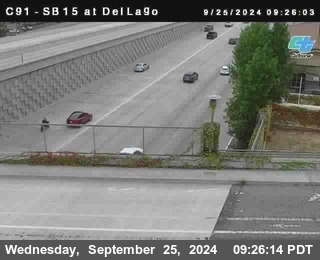 SB 15 at Del Lago bridge