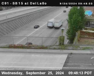 SB 15 at Del Lago bridge