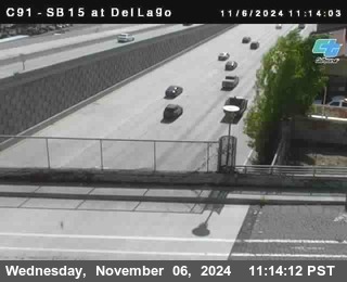 SB 15 at Del Lago bridge