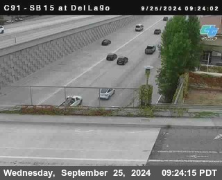 SB 15 at Del Lago bridge