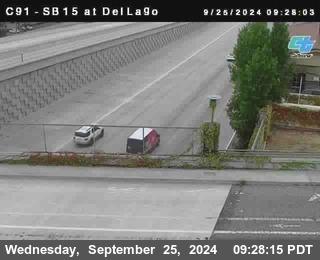 SB 15 at Del Lago bridge