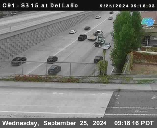 SB 15 at Del Lago bridge