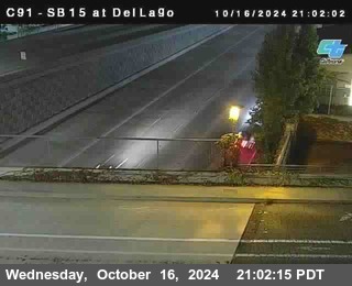 SB 15 at Del Lago bridge