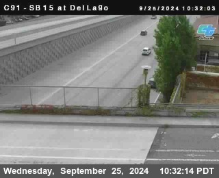 SB 15 at Del Lago bridge