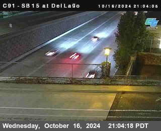 SB 15 at Del Lago bridge