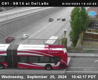 SB 15 at Del Lago bridge