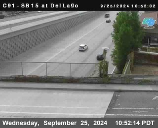 SB 15 at Del Lago bridge