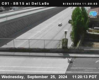 SB 15 at Del Lago bridge