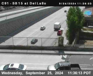 SB 15 at Del Lago bridge