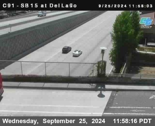 SB 15 at Del Lago bridge