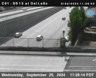 SB 15 at Del Lago bridge