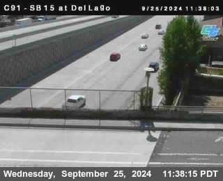 SB 15 at Del Lago bridge