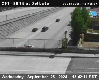 SB 15 at Del Lago bridge