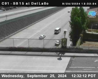 SB 15 at Del Lago bridge