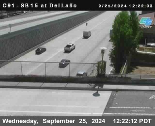 SB 15 at Del Lago bridge