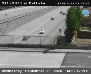 SB 15 at Del Lago bridge