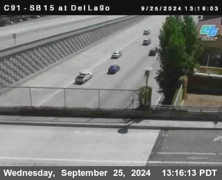 SB 15 at Del Lago bridge