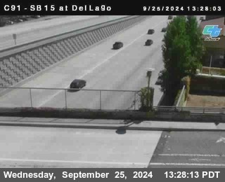 SB 15 at Del Lago bridge