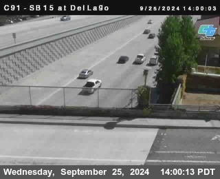 SB 15 at Del Lago bridge