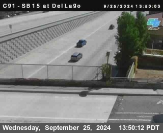 SB 15 at Del Lago bridge