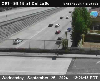 SB 15 at Del Lago bridge