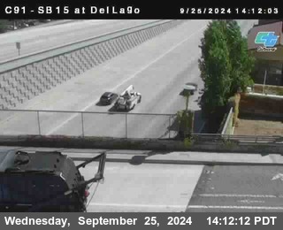 SB 15 at Del Lago bridge