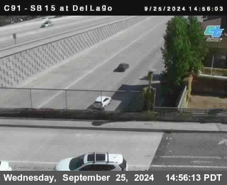 SB 15 at Del Lago bridge