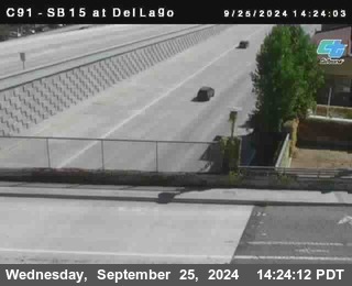 SB 15 at Del Lago bridge