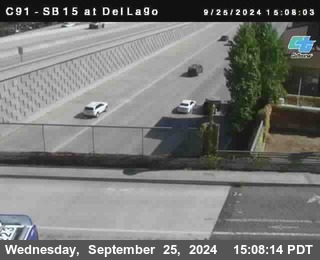 SB 15 at Del Lago bridge