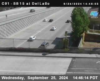 SB 15 at Del Lago bridge