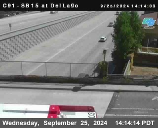 SB 15 at Del Lago bridge