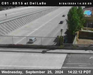 SB 15 at Del Lago bridge