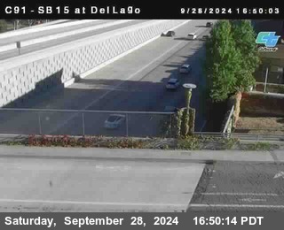 SB 15 at Del Lago bridge