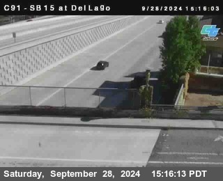 SB 15 at Del Lago bridge