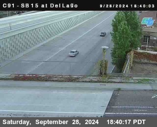 SB 15 at Del Lago bridge